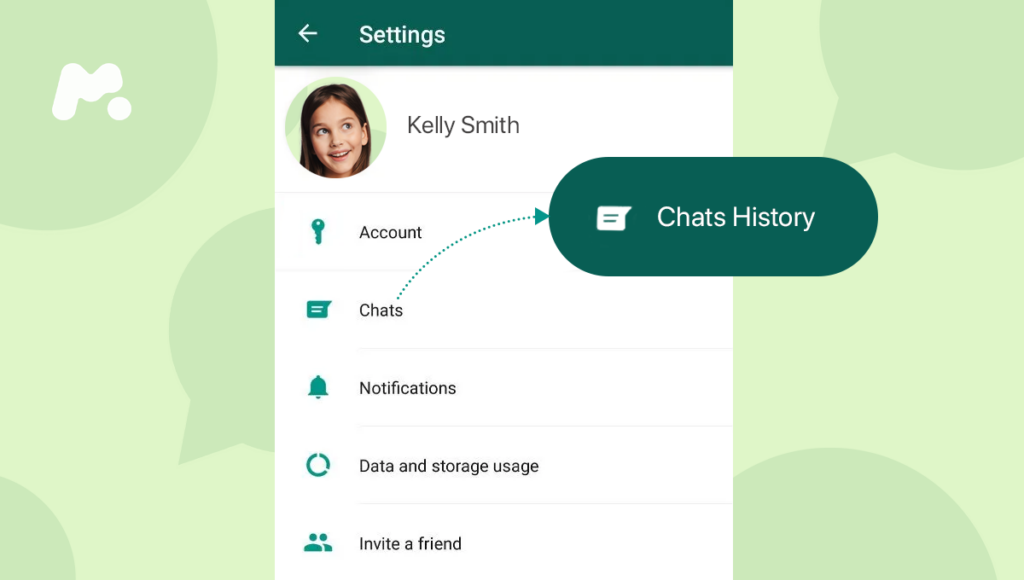 como ver histórico de conversa no whatsapp